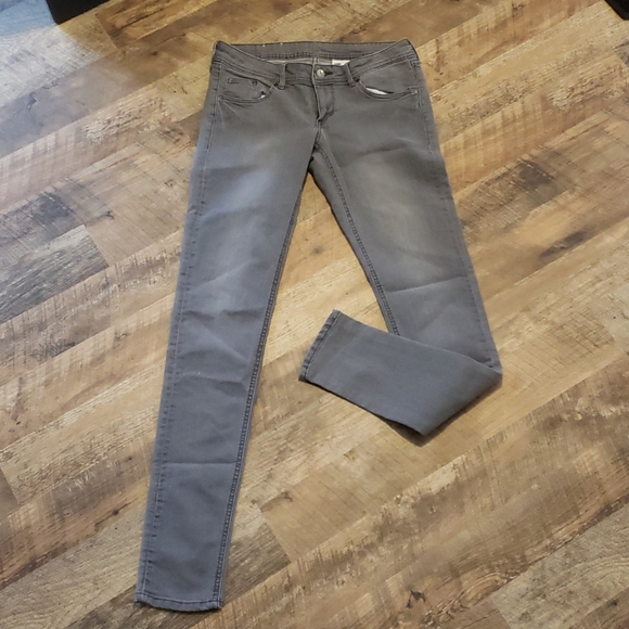 H&M denim gray skinny jeans stretchy - Picture 3 of 7
